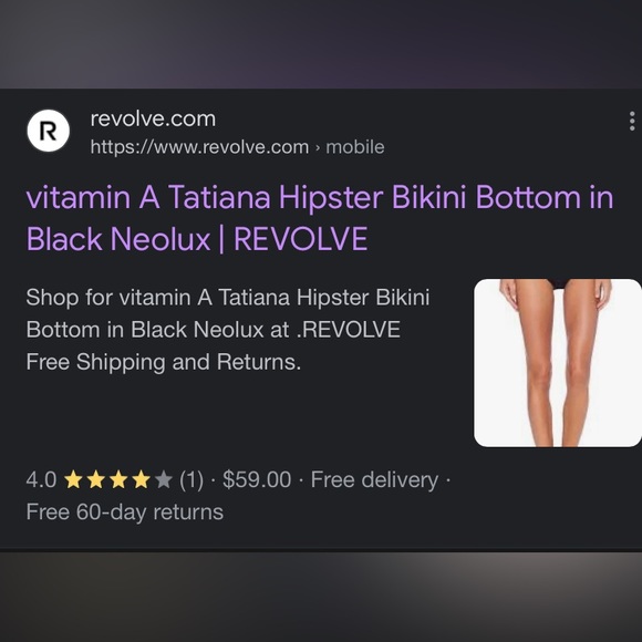 Vitamin A Neolux bikini set, size S/6 bottom (NWT), S wrap top (GUC) - Picture 12 of 13